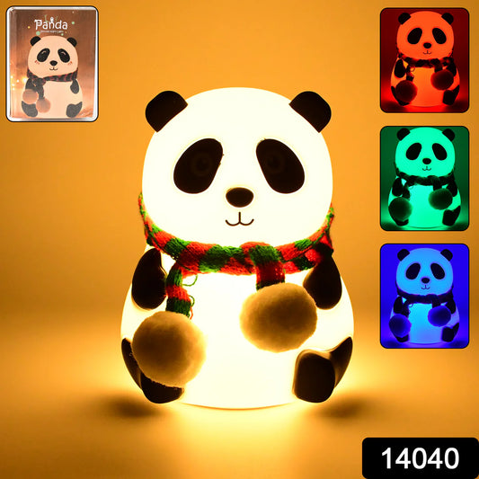 0018. Panda Glow Pro 7-Color Silicone Touch Night Lamp