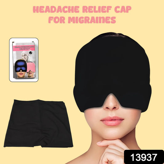 0007. Cool Relief Pro Migraine Therapy Cap (Black)