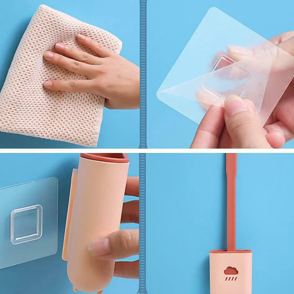 0023. Flex Clean Pro Silicone Toilet Brush with Quick-Dry Ho