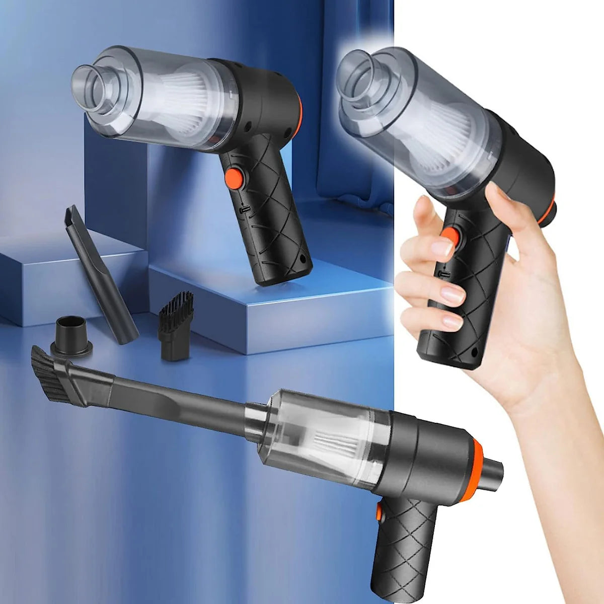 0040. Turbo Clean Pro 2-in-1 Wireless Handheld Car & Home Vacuum