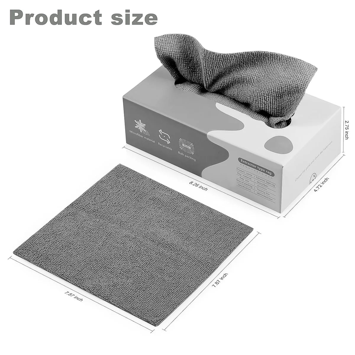 0046. Clean Wipe Pro™ Thickened Multi-Surface Magic Cloth – 20PCS